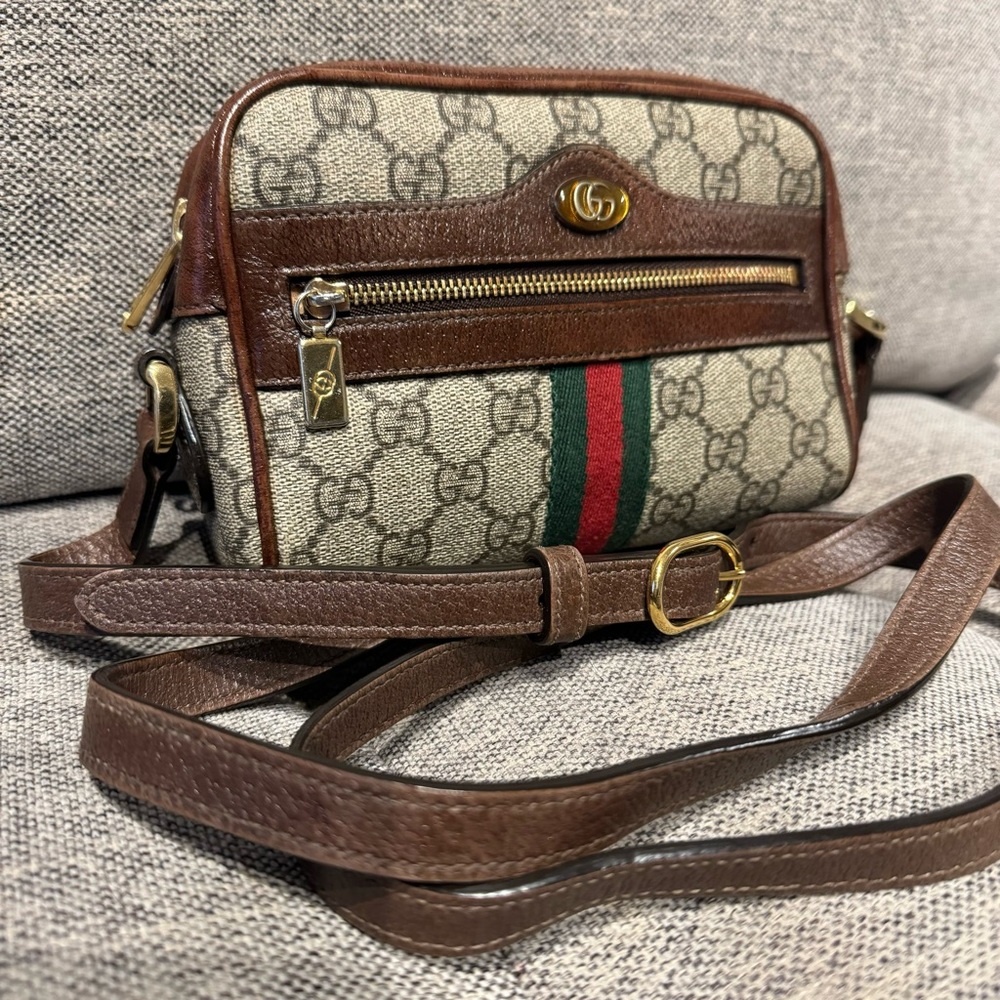 GUCCI OPHIDIA GG SUPREME MINI BAG - Picture 4 of 13